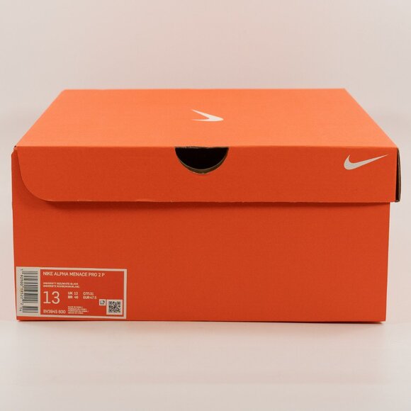 Nike Alpha Menace Pro 2 Mid University Red BV3945-600 Football Cleats Multi Size